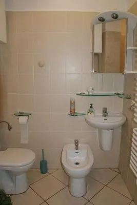 Łazienka w obiekcie Apartament Grochowska Warszawa