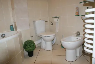 Łazienka w obiekcie Apartament Grochowska Warszawa