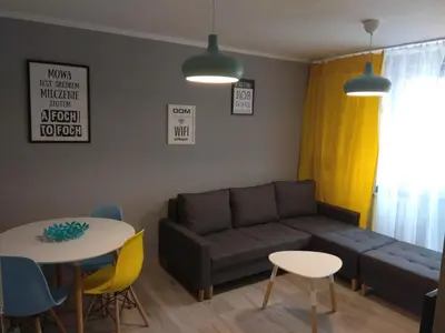 Część wypoczynkowa w obiekcie Apartament Blanka