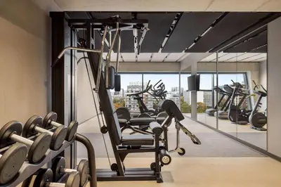 Centrum fitness w obiekcie Vienna House by Wyndham Mokotow Warsaw