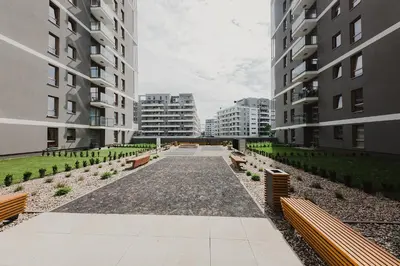 Budynek, w którym mieści się apartament