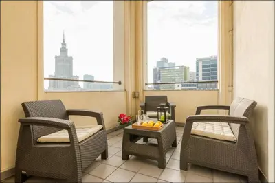Część wypoczynkowa w obiekcie P&O Apartments Zgoda