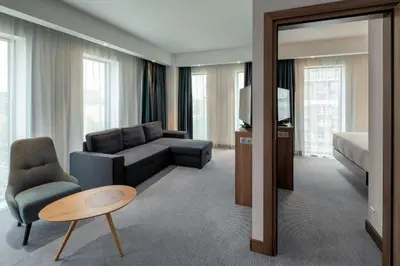 Część wypoczynkowa w obiekcie Hampton By Hilton Warsaw Mokotow