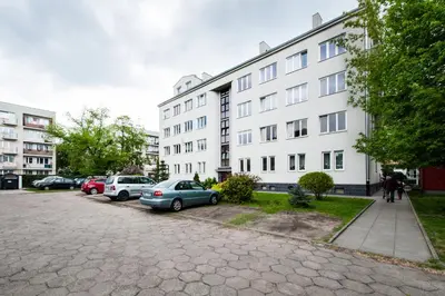 Budynek, w którym mieści się apartament