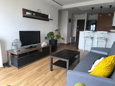 Plan piętra w obiekcie Downtown Apartment