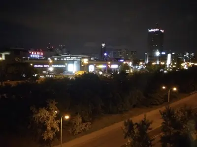Widok na miasto Warszawa z tego apartamentu