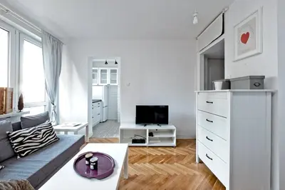 Telewizja i/lub zestaw kina domowego w obiekcie Noctis Apartment Pańska III