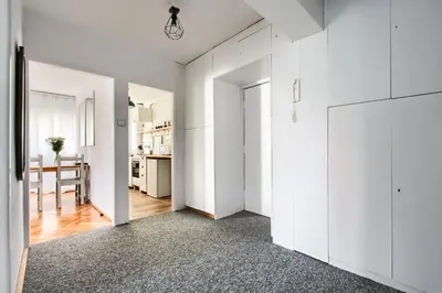 Kuchnia lub aneks kuchenny w obiekcie Chmielna Hammock Apartment