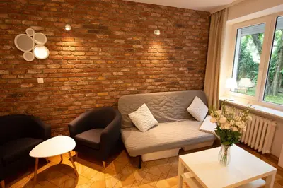 Część wypoczynkowa w obiekcie Saska Kępa Apartamenty