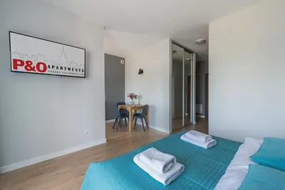 Łóżko lub łóżka w pokoju w obiekcie Wagonowa P&O Apartments
