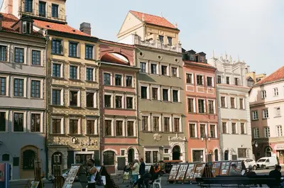 Budynek, w którym mieści się apartament