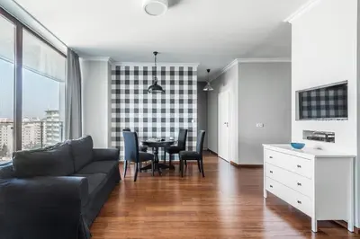 Część wypoczynkowa w obiekcie Triton Park Apartments