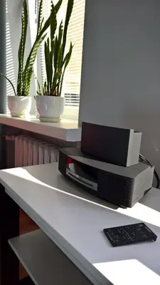 Telewizja i/lub zestaw kina domowego w obiekcie Comfort In Warsaw Apartment