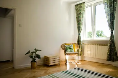 Część wypoczynkowa w obiekcie Slow Life Apartment next to Metro Station