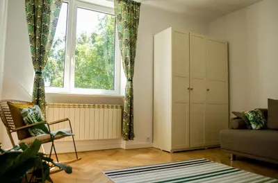 Część wypoczynkowa w obiekcie Slow Life Apartment next to Metro Station