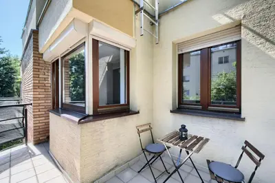 Balkon lub taras w obiekcie Art Apartments