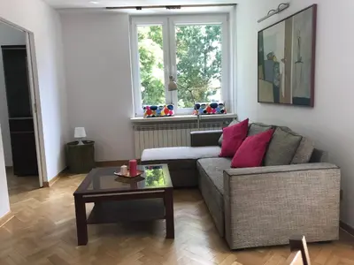 Część wypoczynkowa w obiekcie Nina na Bielańskiej