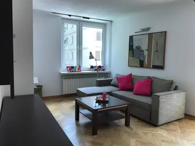 Część wypoczynkowa w obiekcie Nina na Bielańskiej