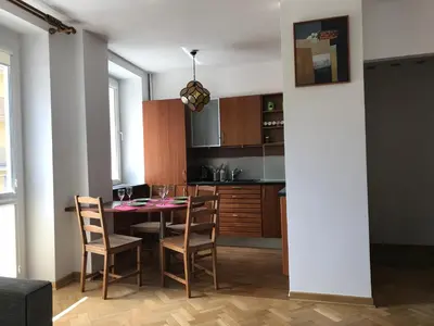 Kuchnia lub aneks kuchenny w obiekcie Nina na Bielańskiej