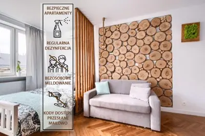 Część wypoczynkowa w obiekcie Central Station Apartment - Wilcza