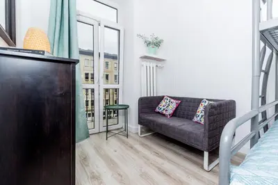 Łóżko lub łóżka w pokoju w obiekcie Chillout Hostel