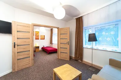 Część wypoczynkowa w obiekcie Apartamenty Dobranoc - Wawer