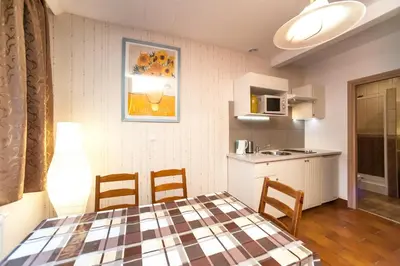 Kuchnia lub aneks kuchenny w obiekcie Apartamenty Dobranoc - Wawer