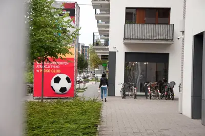 Budynek, w którym mieści się apartament