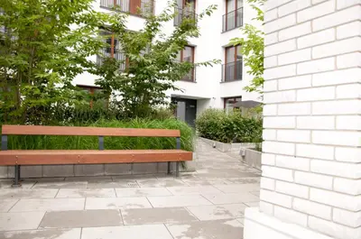 Ogród w obiekcie Apartament Business Magazynowa 11A