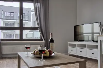 Telewizja i/lub zestaw kina domowego w obiekcie City Apartments Centrum
