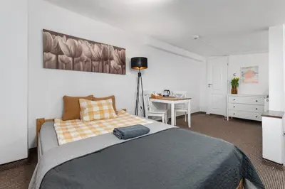 Łóżko lub łóżka w pokoju w obiekcie Hostel Coco