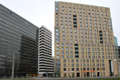 Budynek, w którym mieści się apartament