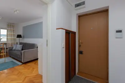 Łóżko lub łóżka w pokoju w obiekcie Stars Apartament City Center by Noclegi Renters