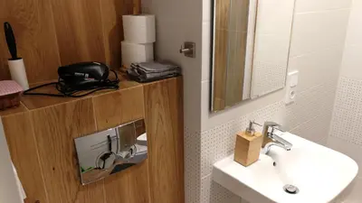 Łazienka w obiekcie Labo Apartment Metro Plocka