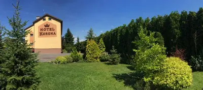 Ogród w obiekcie Hotelik Korona