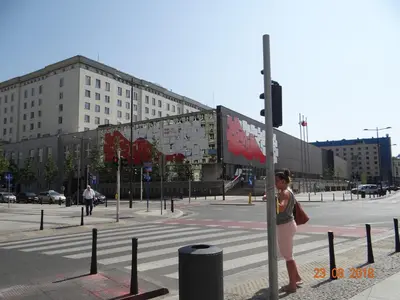 Budynek, w którym mieści się apartament