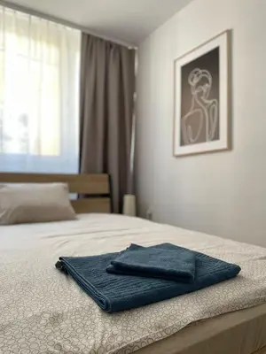 Łóżko lub łóżka w pokoju w obiekcie Stare Miasto - Trębacka