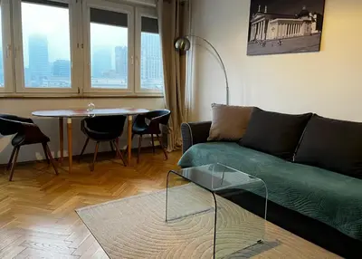 Część wypoczynkowa w obiekcie DELUXE WIDOK 24 APARTMENT
