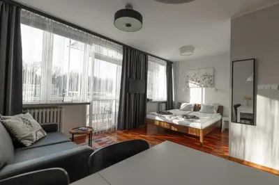 Część wypoczynkowa w obiekcie Przytulny Apartament przy Teatrze Wielkim