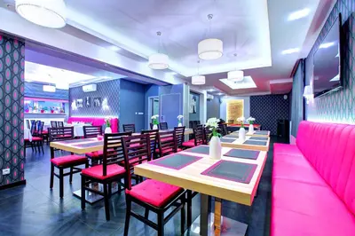 Restauracja lub miejsce do jedzenia w obiekcie Hostel Evotel
