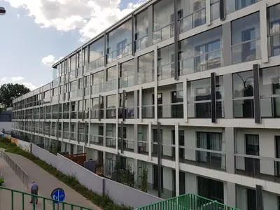 Budynek, w którym mieści się apartament