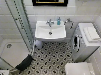 Łazienka w obiekcie Apartamenty Metro Praga