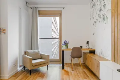 Część wypoczynkowa w obiekcie 19 Dzielnica Kolejowa P&O Serviced Apartments