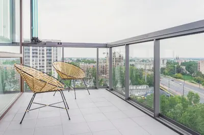 Balkon lub taras w obiekcie Novis Apartments Panorama View