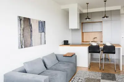 Kuchnia lub aneks kuchenny w obiekcie LuxLux Apartments Silver Dove