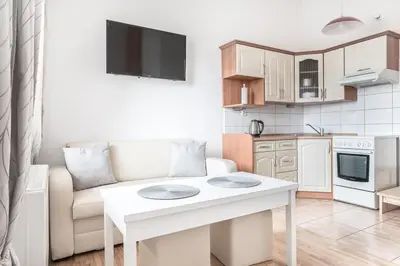 Kuchnia lub aneks kuchenny w obiekcie Apartamenty Trzy Wieze
