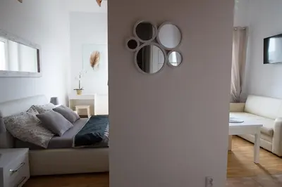 Część wypoczynkowa w obiekcie Apartamenty Trzy Wieze
