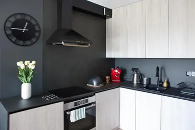 Kuchnia lub aneks kuchenny w obiekcie P&O Serviced Apartments SOHO FACTORY