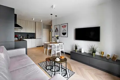 Telewizja i/lub zestaw kina domowego w obiekcie P&O Serviced Apartments SOHO FACTORY