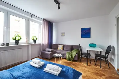 Część wypoczynkowa w obiekcie Noctis Apartment Plac Grzybowski